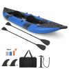 Inflatable 2-Person Kayak Set with Aluminum Oars & Repair Kit