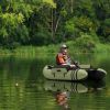 Inflatable Fishing Float Tube with Pockets/Fish Measuring Ruler