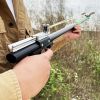 High-Power Metal Slingshot – Black Ergonomic Handle - Survival