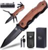 9-in-1 Multitool Pocket Knife: Compact Survival Tool/Survival Use