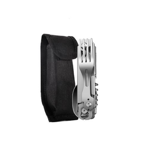420 Stainless Steel Cutlery Tool: Knife, Spoon & Fork for Survival