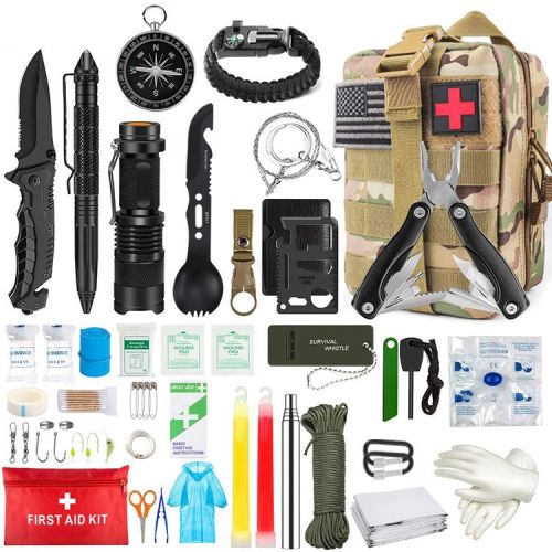 Compact SOS Survival Kit – Multi-Tool Tactical Gear for Survival Compact SOS Survival Kit – Multi-Tool Tactical Gear for Survival