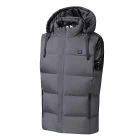 Heated Vest | Cold Defense: USB Power for Emergency Warmth (Color: Grey, size: small)