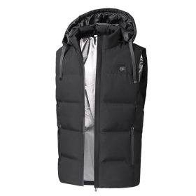 Heated Vest | Cold Defense: USB Power for Emergency Warmth (Color: Black, size: medium)