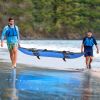Inflatable 2-Person Kayak Set with Aluminum Oars & Repair Kit