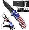 9-in-1 Multitool Pocket Knife: Compact Survival Tool/Survival Use