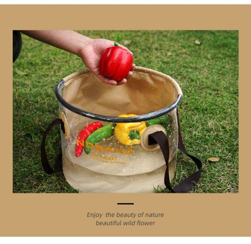 30L Collapsible Bucket | Emergency/Survival Water/Gear Carrier