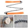 11/33-Tooth Hand Chain Saw - Compact Survival Wood Cutting