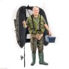 Inflatable Fishing Float Tube with Pockets/Fish Measuring Ruler