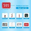 8ps Survival Kit: Flint/MultiTool Set/Home/Outdoor Preparedness