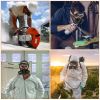 Respirator Mask with Safety Glasses Filters for Dust