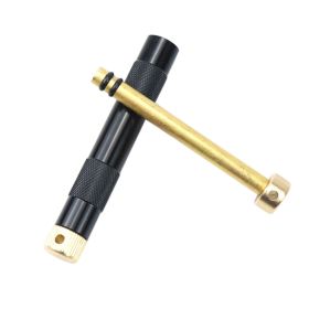 Metal Fire Piston – Mini Survival Fire Starter for Emergency Use (Color: Black)