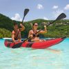 Inflatable 2-Person Kayak Set with Aluminum Oars & Repair Kit