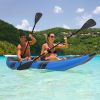 Inflatable 2-Person Kayak Set with Aluminum Oars & Repair Kit