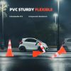 12 Pack Traffic Cones,Heavy Duty Safety Cones with Weighted Base,with Reflective Collars PVC Traffic Cones for Parking Lot, Traffic Safety