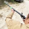 High-Power Metal Slingshot – Black Ergonomic Handle - Survival