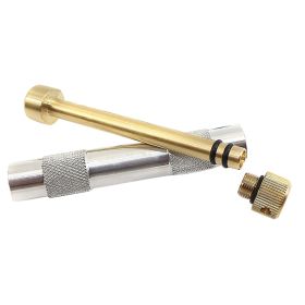 Metal Fire Piston – Mini Survival Fire Starter for Emergency Use (Color: Silver)