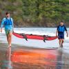 Inflatable 2-Person Kayak Set with Aluminum Oars & Repair Kit