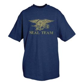 SEAL TEAM T (Option: SHIRT, NAVY BLUE  XXXL)