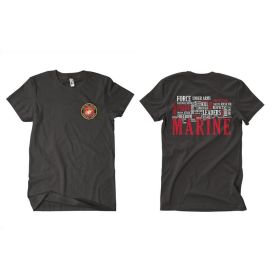 MARINE WORDS MEN'S T (Option: SHIRT BLACK 2SIDED)