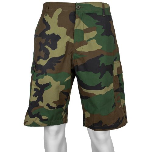 MEN'S RIPSTOP BDU SHORT, WOODLAND CAMO