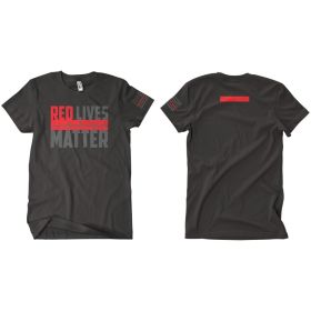 RED LIVES MATTER MEN'S T (Option: SHIRT BLACK  L)