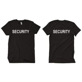 SECURITY T (Option: SHIRT BLACK  4XL)