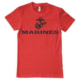 THE FEW, THE PROUD MEN'S T (Option: SHIRT RED  L)