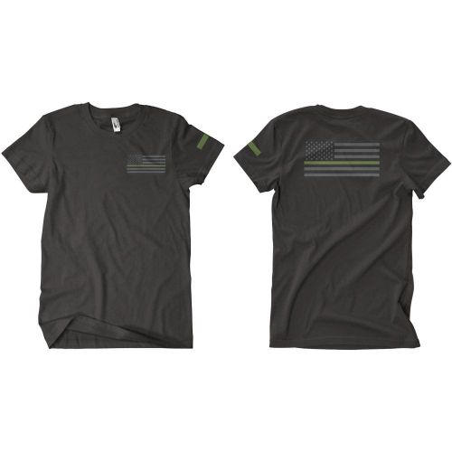 USA FLAG/THIN GREEN LINE MEN'S T