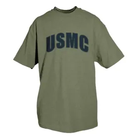 USMC Physical Training Men’s T-Shirt – Comfortable/Breathable (Option: SHIRT OD XXXL)