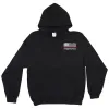 Vintage Red Line USA Flag Pullover Hoodie Black Sweatshirt