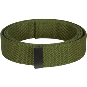54" Cotton Web Belt Open Face Black Buckle - Tactical/12-Pack (Option: OLIVE DRA)